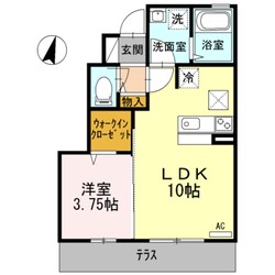 プレジール田無の物件間取画像